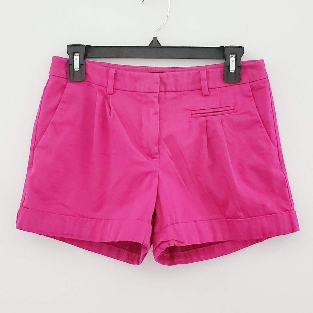 H&M pink bright hot pink shorts size 8